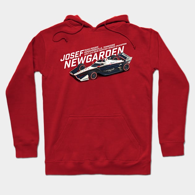 Newgarden 2021 (white) Hoodie by Sway Bar Designs